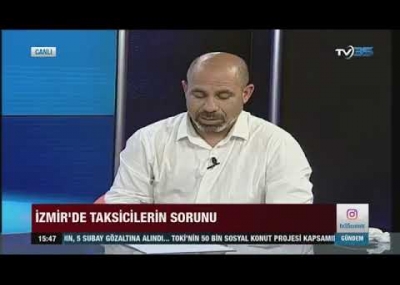 İzmir'de Havalimanında Kapanan Ticari Taksiler